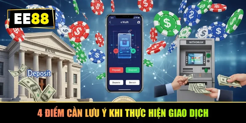 4 điểm cần lưu ý khi thực hiện giao dịch